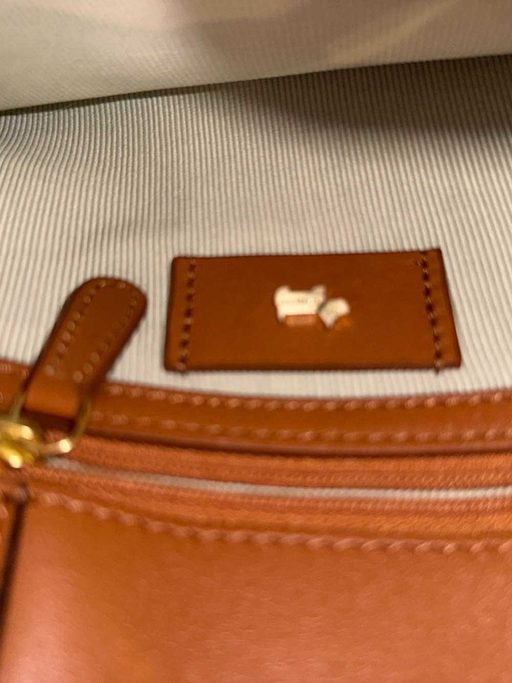 Radley London tan leather primrose hill bag - Picture 5 of 5